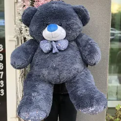 М'яка іграшка «Ведмедик Зефір» 120 см (синій)