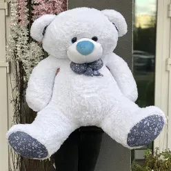 М'яка іграшка «Ведмедик Зефір» 150 см (білий)