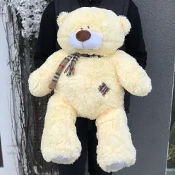 М'яка іграшка «Ведмедик Тедді» 70 см (персиковий)