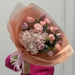 Букет цветов «Pink Breeze»