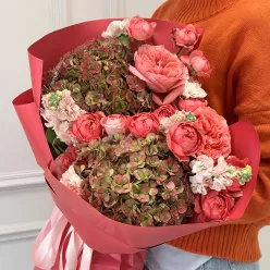 Букет цветов «Pink Essence»