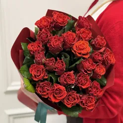 25 червоних троянд Eltoro 50 см