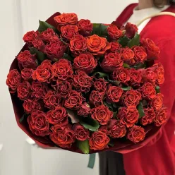 51 червона троянда Eltoro 50 см