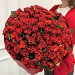 101 червона троянда Eltoro 50 см