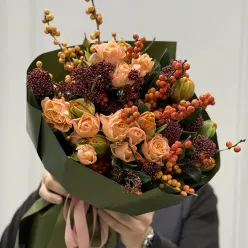 Букет квітів «Rustic Glow»