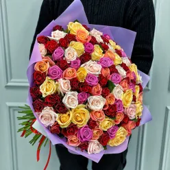101 троянда мікс