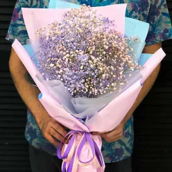 Букет квітів «Рожеве золото»