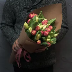 33 тюльпана мікс (2 кольори)