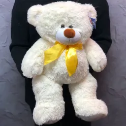 М'яка іграшка «Бежевий ведмедик»