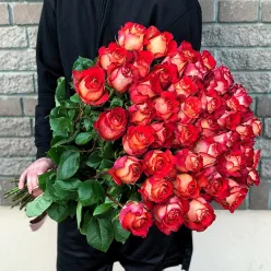 49 еквадорських троянд Ігуазу 80-90 см