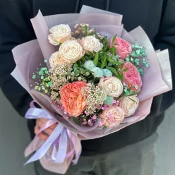Букет квітів «Ніжний мотив»