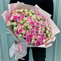 33 кущові троянди Джелато