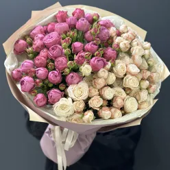 Авторський букет квітів «Two Hearts»