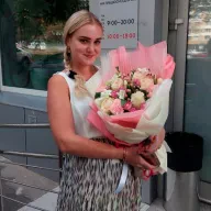 Світлий букет з екзотики | розмір М