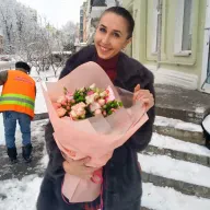 Світлий букет з екзотики | розмір М