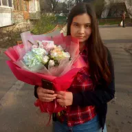 Світлий букет з екзотики | розмір М