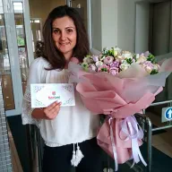 Світлий букет з екзотики | розмір L