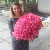 101 рожева троянда Aqua \ Candy 60 см