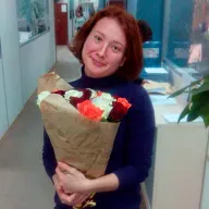 21 троянда мікс «червоно-біло-помаранчева» 60 см