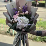 Букет квітів «Зефірний поцілунок»