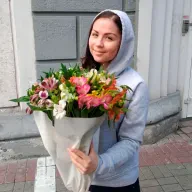 15 альстромерій мікс