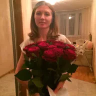 21 червона троянда 80 см