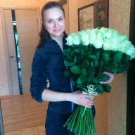 101 біла троянда 1 метр