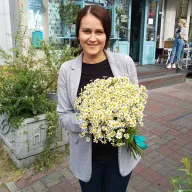 Букет з 25 кущових ромашок