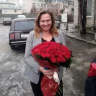 101 червона троянда 50 см