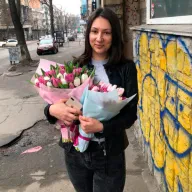 51 тюльпан мікс (2 кольори)