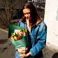 25 тюльпанів мікс (3 кольори)