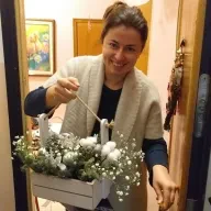 Зимова композиція «Північне сяйво»