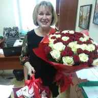 101 троянда мікс червоно-біла 50 см