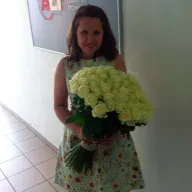 49 белых роз Лавина 60 см