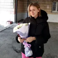 33 білих троянд 50 см