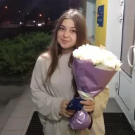 33 білих троянд 50 см