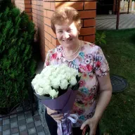 33 білих троянд 50 см