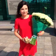 51 белая роза 50 см