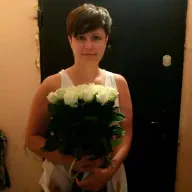 25 білих троянд 50 см