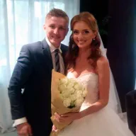 25 білих троянд 50 см