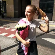 25 білих троянд 50 см