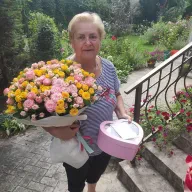 51 кущова троянда мікс 60 см