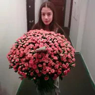 101 розовая роза спрей