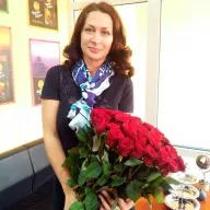 51 красная роза 80 см