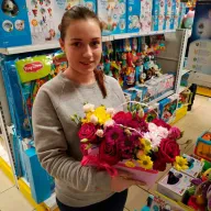 Композиція з квітами «Аромат весни»