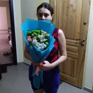 Букет квітів «Три крапки»