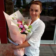 Світлий букет з екзотики | розмір S