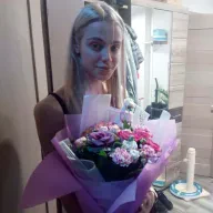 Світлий букет з екзотики | розмір S