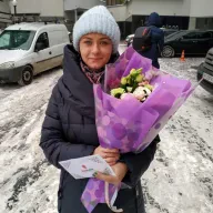 Світлий букет з екзотики | розмір S